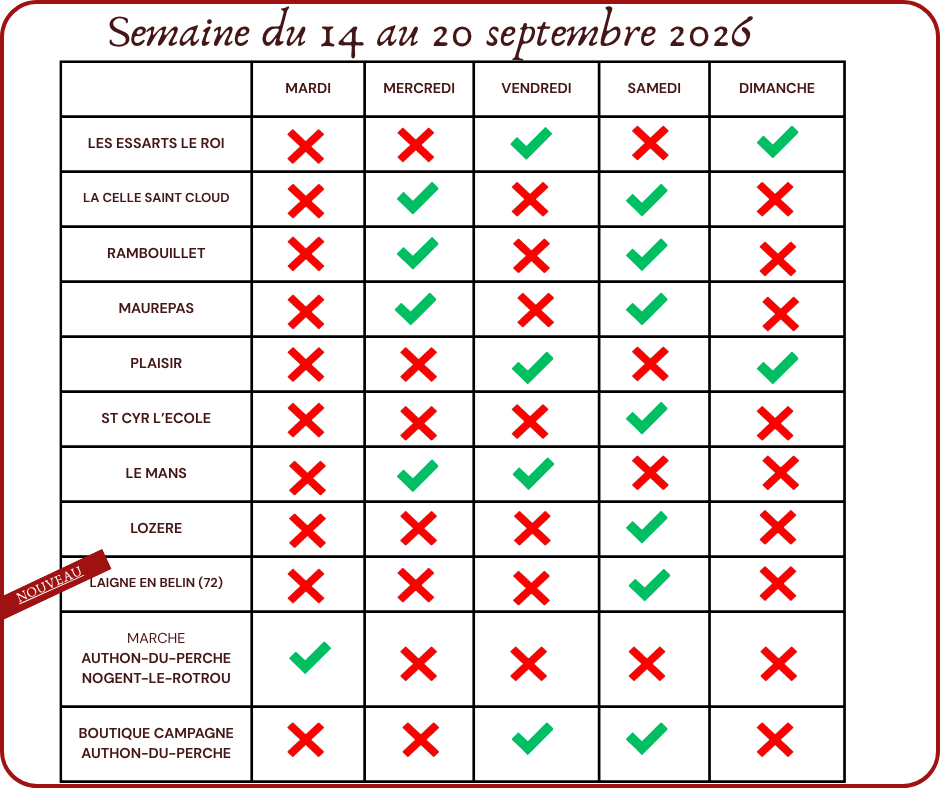 14 au 20 septembre
