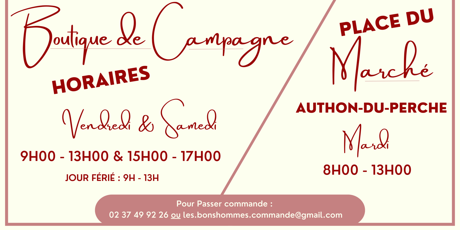 Copie de boutique de campagne