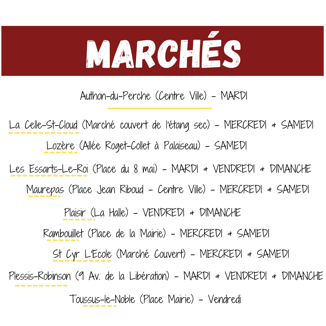 Marches - region parisienne