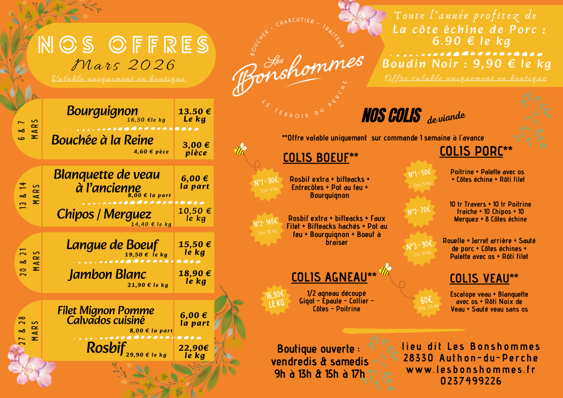 Offre mars - Boutique -